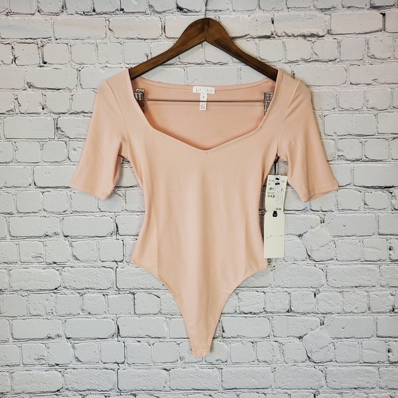 LEITH Sweetheart Neck Bodysuit NWT Multiple sizes - Picture 5 of 9
